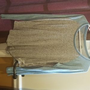 Grey and blue long sleeve